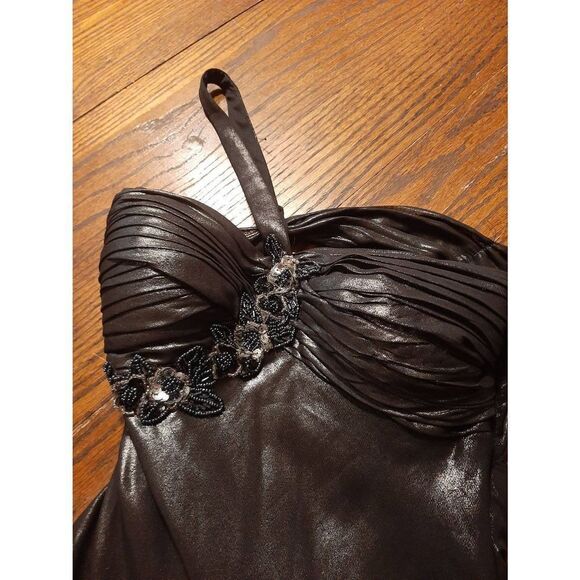 New Jr Size 3 Blondie Nights Sleeveless One Shoulder Formal SemiFormal Dress NWT - Picture 5 of 10